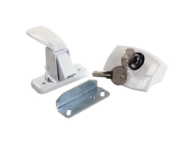 JR Products 11685 Camper Door Latch - White