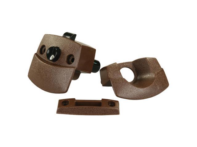 JR Products 20505 Sliding Door Privacy Latch - Brown