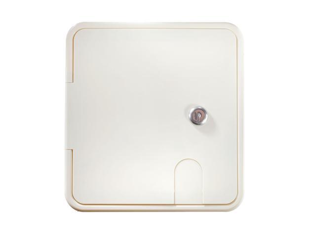 RV Designer B152 Rectangular Locking Cable Hatch - Large, 8.5' x 8' x 1.5'
