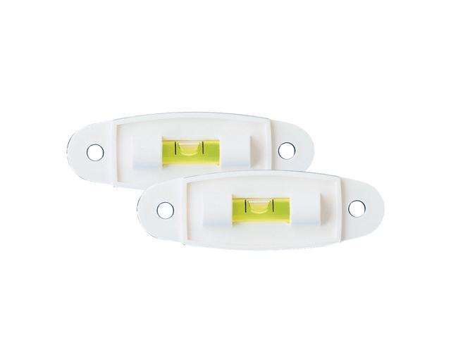 RV Designer E409 Bubble Level - Screw-On, 2-1/2' x 1-3/4'