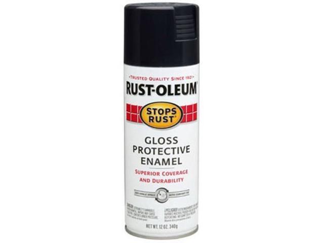Rustoleum 7779830 Rust Preventive Protective Enamel Spray Paint, 12 oz Aerosol Can, Gloss