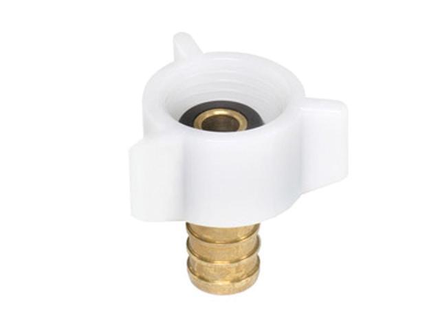 Flair-It 51177 Brass Swivel Adapter - 1/2' x 1/2' FPT SWV, Plastic Nut