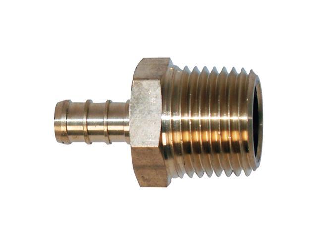 Flair-It 51122 BestPEX Brass Male Adapter - 1/2' x 1/2' MPT