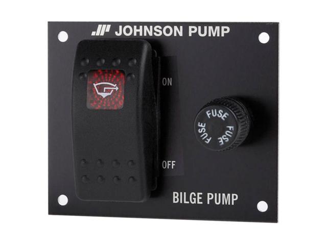Johnson Pump Bilge Pump, 2-Way Panel Switch, 12V photo