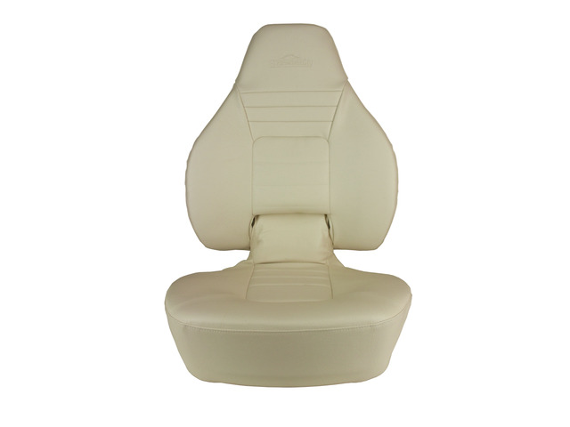 Springfield Marine 1780238 Deluxe Fish Pro High Back Seat - White