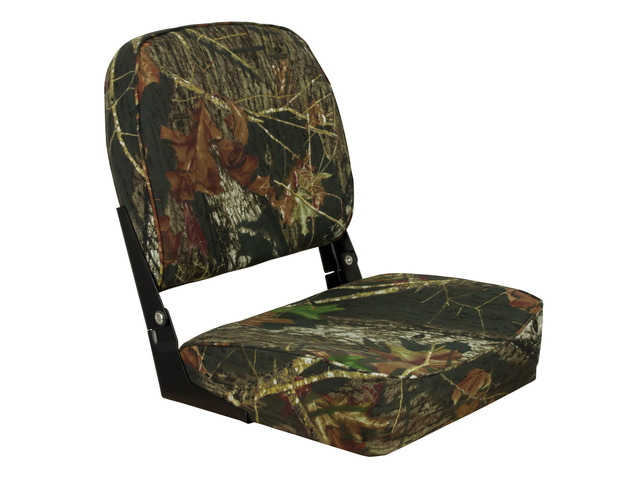 Springfield Marine 1040626 Low Back Folding Seat - Mossy Oak Break-Up