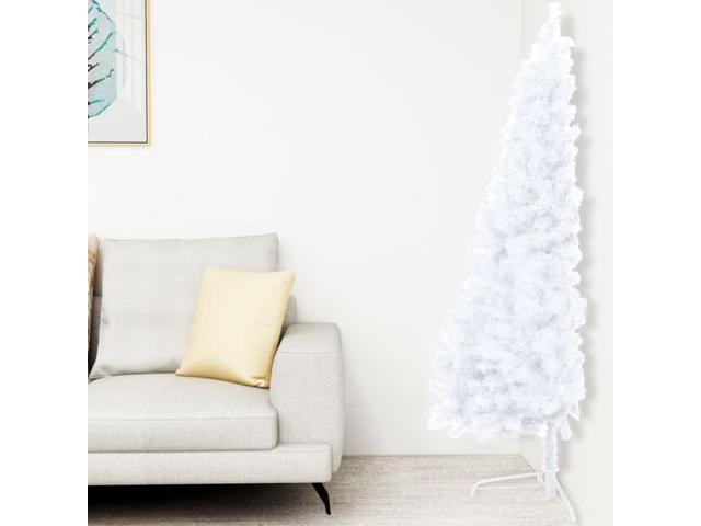 Photos - Display Cabinet / Bookcase VidaXL Artificial Half Christmas Tree with Stand White 82.6' PVC 328420 