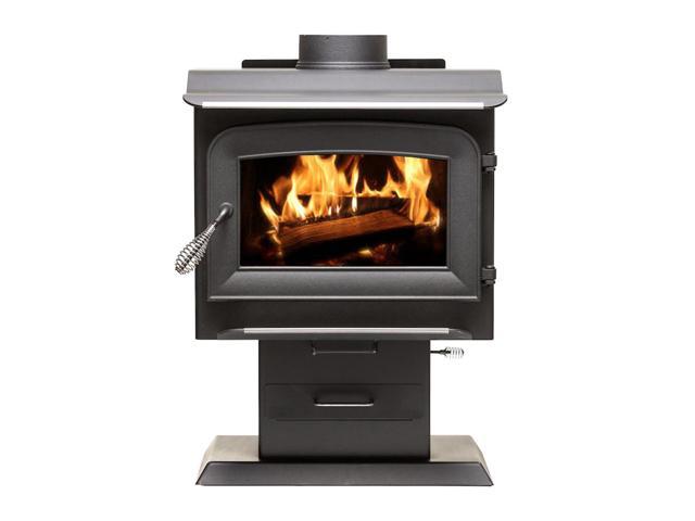 Ashley Hearth AW1120E-P Pedestal Wood Stove - 1200 Sq. Ft.