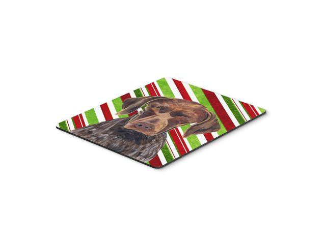 Caroline's Treasures Mouse/Hot Pad/Trivet, German Shorthaired Pointer Candy Cane Christmas (SC9355MP)