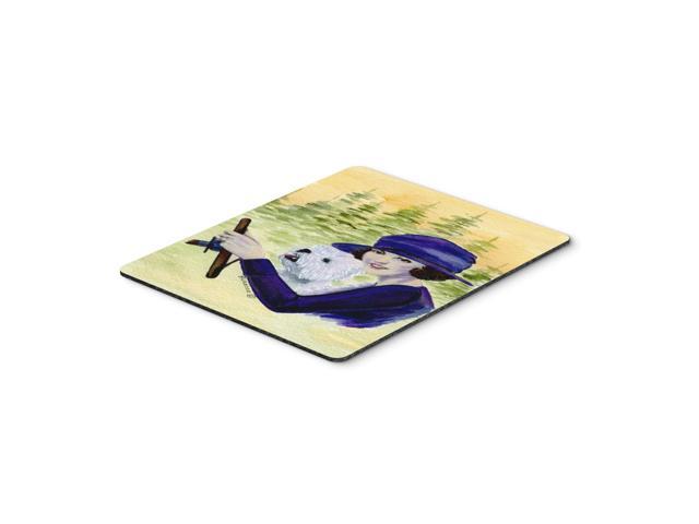 Caroline's Treasures Mouse/Hot Pad/Trivet Woman Driving with Her Westie (SS8532MP)