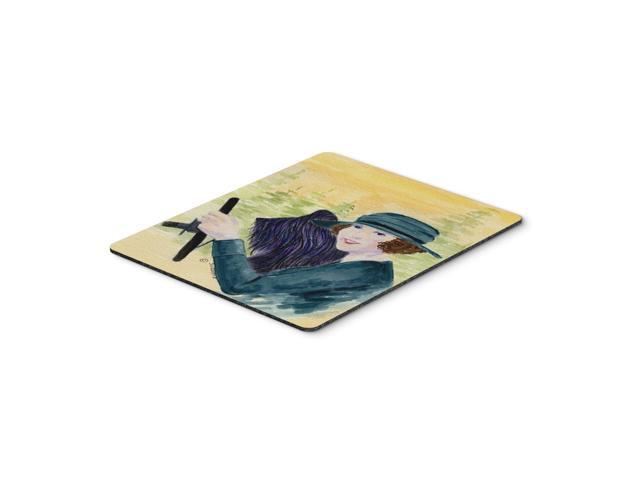 Caroline's Treasures Mouse/Hot Pad/Trivet Lady Driving with Her Briard (SS8549MP)