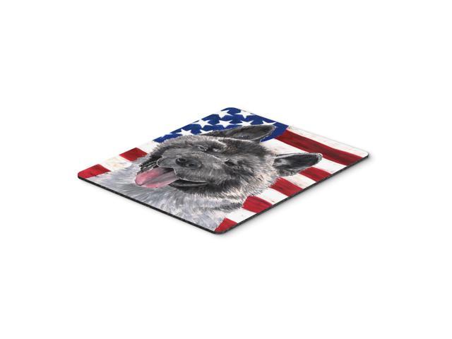 Caroline's Treasures Akita USA Patriotic American Flag Mouse Pad/Hot Pad/Trivet (SC9487MP)