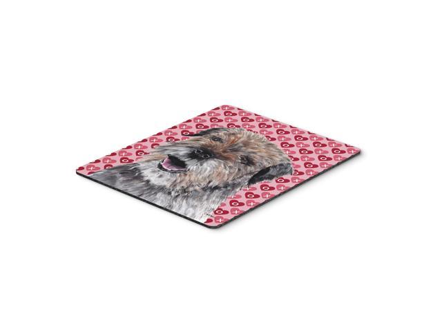 Caroline's Treasures Border Terrier Valentine's Love Mouse Pad/Hot Pad/Trivet (SC9557MP)