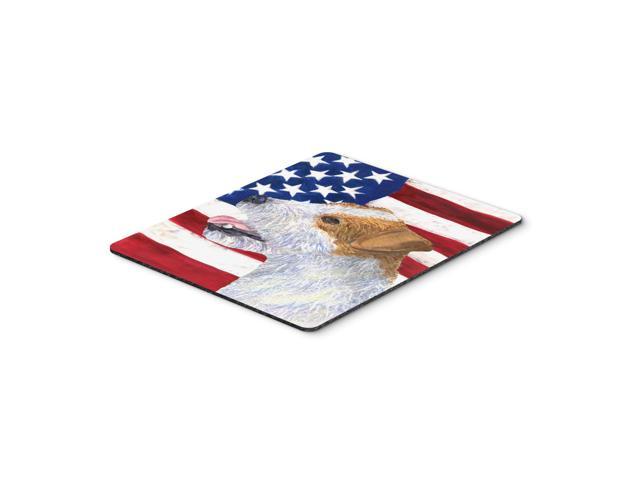 Caroline's Treasures Mouse/Hot Pad/Trivet USA American Flag with Jack Russell Terrier (SS4031MP)