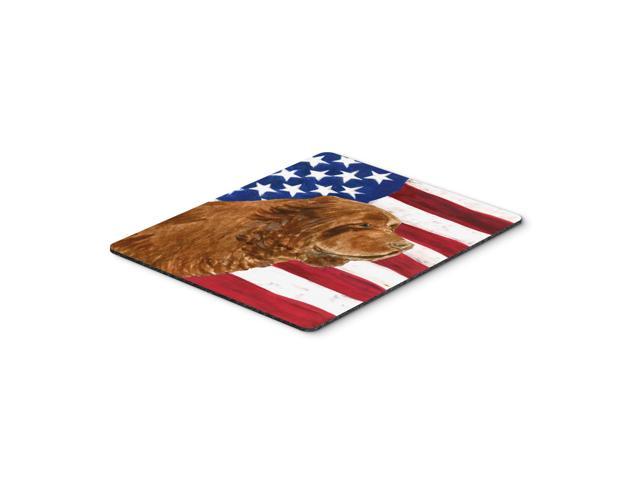 Caroline's Treasures Mouse/Hot Pad/Trivet USA American Flag with Sussex Spaniel (SS4037MP)