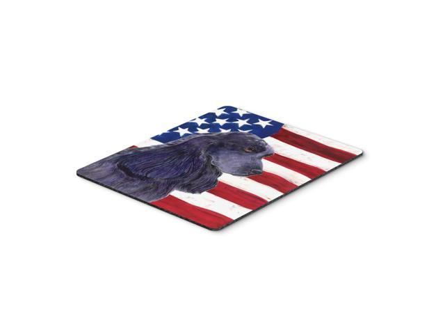 Caroline's Treasures Mouse/Hot Pad/Trivet USA American Flag with Cocker Spaniel (SS4227MP)
