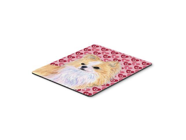 Caroline's Treasures Mouse/Hot Pad/Trivet Chihuahua Hearts Love & Valentine's Day Portrait (SS4473MP)