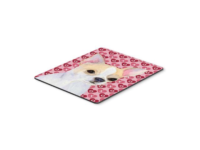 Caroline's Treasures Mouse/Hot Pad/Trivet Chihuahua Hearts Love & Valentine's Day Portrait (SS4474MP)