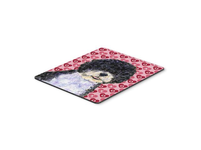 Caroline's Treasures Mouse/Hot Pad/Trivet Portuguese Water Dog Hearts Love Valentine's Day (SS4490MP)