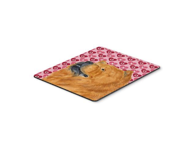 Caroline's Treasures Mouse/Hot Pad/Trivet Chow Chow Hearts Love & Valentine's Day Portrait (SS4502MP)