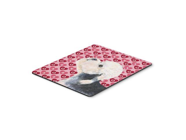 Caroline's Treasures Mouse/Hot Pad/Trivet Dandie Dinmont Terrier Hearts Love Valentine's Day (SS4503MP)
