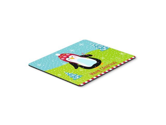 Caroline's Treasures Merry Christmas Happy Penguin Mouse Pad, Hot Pad or Trivet, Multicolor (VHA3015MP)