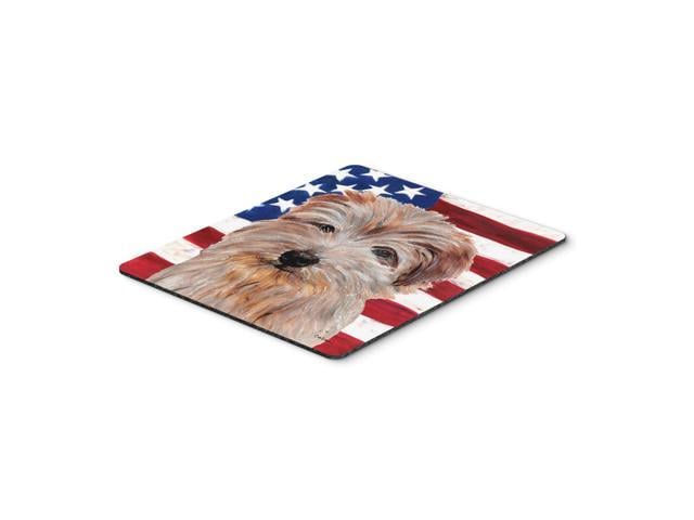 Caroline's Treasures Norfolk Terrier with American Flag USA Mouse Pad/Hot Pad/Trivet (SC9640MP)