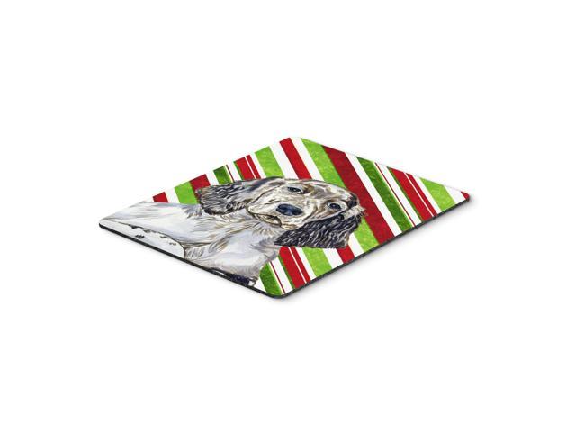 Caroline's Treasures English Setter Candy Cane Holiday Christmas Mouse Pad/Hot Pad/Trivet (LH9232MP)