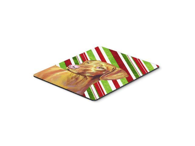 Caroline's Treasures Vizsla Candy Cane Holiday Christmas Mouse Pad/Hot Pad/Trivet (LH9235MP)