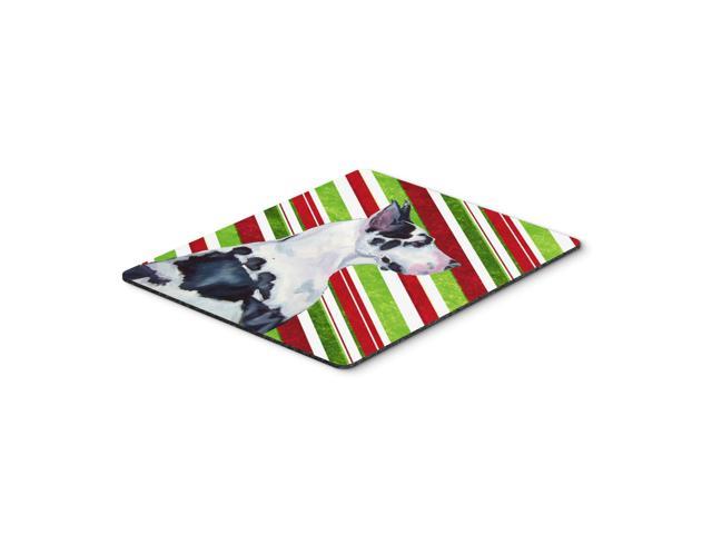 Caroline's Treasures Great Dane Candy Cane Holiday Christmas Mouse Pad/Hot Pad/Trivet (LH9236MP)