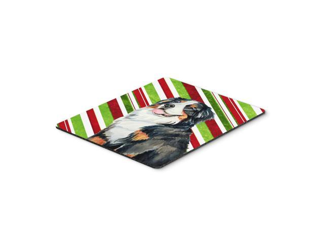 Caroline's Treasures Bernese Mountain Dog Candy Cane Holiday Christmas Mouse Pad/Hot Pad/Trivet (LH9244MP)