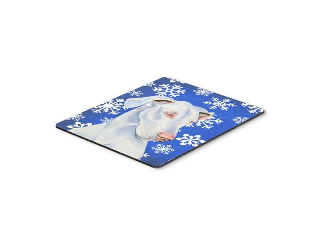 Caroline's Treasures Great Dane Winter Snowflakes Holiday Mouse Pad/Hot Pad/Trivet (LH9266MP)