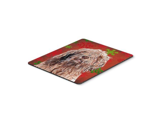 Caroline's Treasures Otterhound Red Snowflakes Holiday Mouse Pad/Hot Pad/Trivet (SC9757MP)