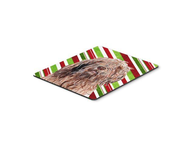 Caroline's Treasures Otterhound Candy Cane Christmas Mouse Pad/Hot Pad/Trivet (SC9805MP)
