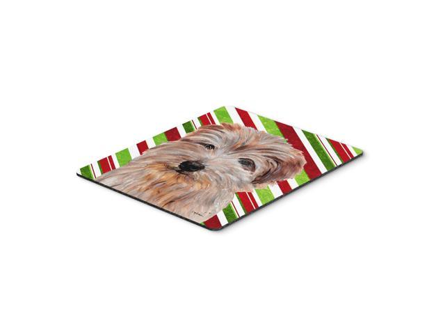 Caroline's Treasures Norfolk Terrier Candy Cane Christmas Mouse Pad/Hot Pad/Trivet (SC9808MP)
