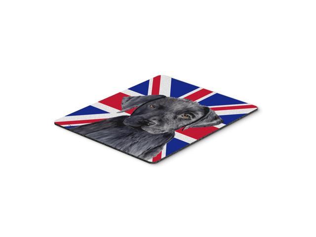 Caroline's Treasures Labrador with English Union Jack British Flag Mouse Pad/Hot Pad/Trivet (SC9821MP)