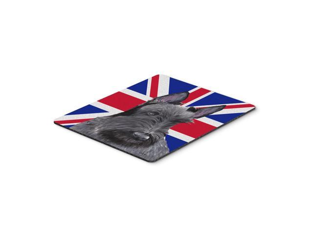 Caroline's Treasures Scottish Terrier with English Union Jack British Flag Mouse Pad/Trivet (SC9843MP)