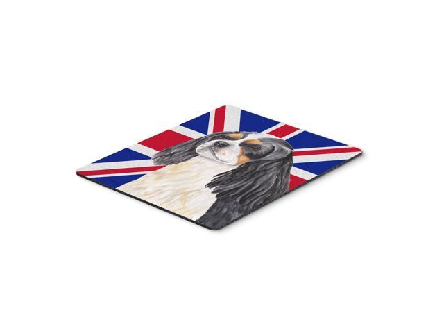 Caroline's Treasures Cavalier Spaniel with English Union Jack British Flag Mouse Pad/Trivet (SC9848MP)