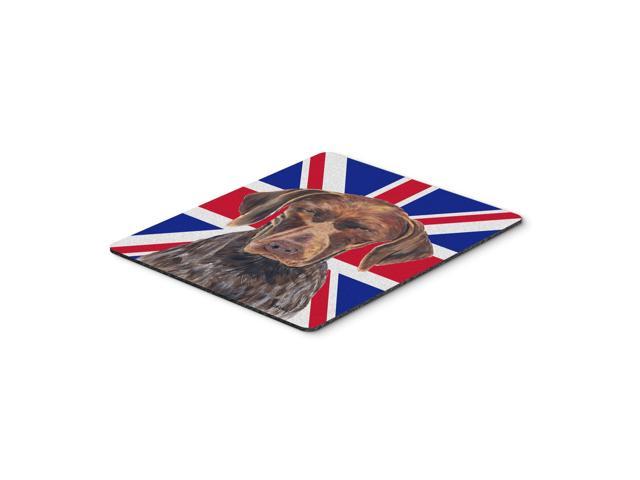 Caroline's Treasures German Shorthaired Pointer with English Union Jack British Flag Mouse Pad (SC9852MP)