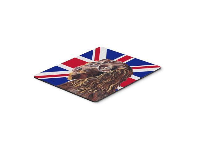 Caroline's Treasures Boykin Spaniel with Engish Union Jack British Flag Mouse Pad Hot Pad/Trivet (SC9862MP)