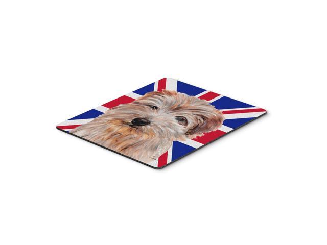 Caroline's Treasures Norfolk Terrier with English Union Jack British Flag Mouse Pad Hot Pad/Trivet (SC9875MP)