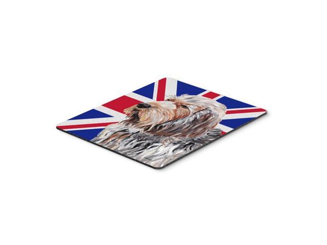 Caroline's Treasures Otterhound with English Union Jack British Flag Mouse Pad/Hot Pad/Trivet (SC9879MP)