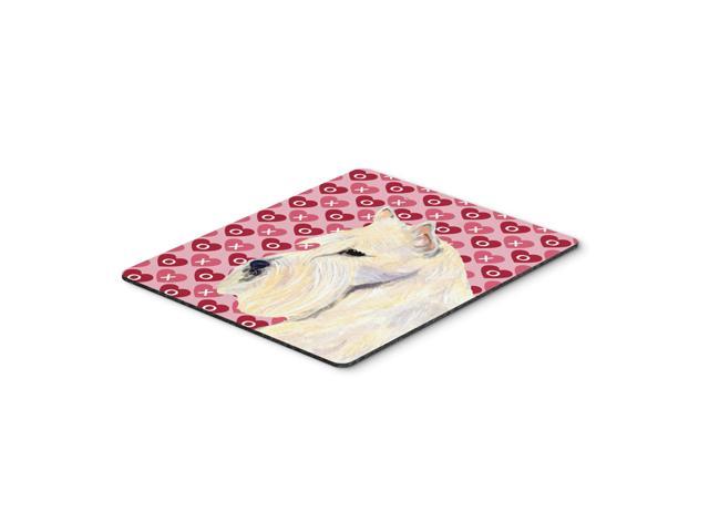 Caroline's Treasures Mouse/Hot Pad/Trivet Scottish Terrier Hearts Love & Valentine's Day (SS4530MP)