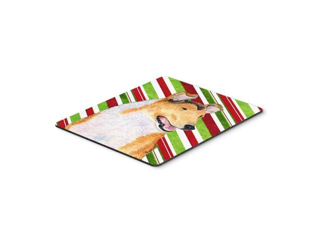 Caroline's Treasures Mouse/Hot Pad/Trivet, Collie Smooth Candy Cane Holiday Christmas (SS4539MP)
