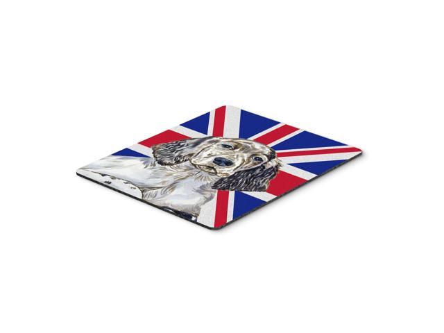 Caroline's Treasures English Setter with English Union Jack British Flag Mouse Pad Hot Pad/Trivet (LH9474MP)