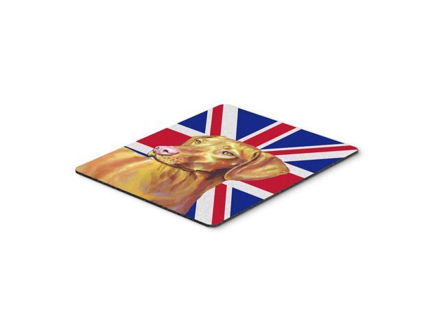 Caroline's Treasures Vizsla with English Union Jack British Flag Mouse Pad/Hot Pad/Trivet (LH9477MP)