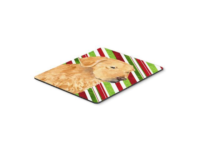Caroline's Treasures Mouse/Hot Pad/Trivet, Golden Retriever Candy Cane Holiday Christmas (SS4545MP)