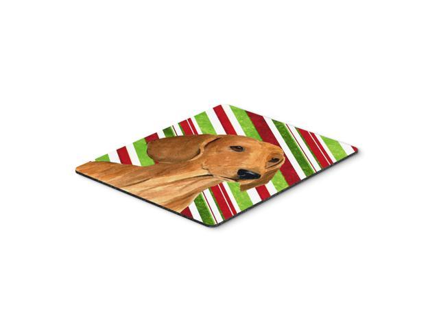 Caroline's Treasures Mouse/Hot Pad/Trivet, Dachshund Candy Cane Holiday Christmas (SS4556MP)