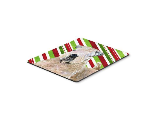Caroline's Treasures Mouse/Hot Pad/Trivet, Wheaten Terrier Soft Coated Candy Cane Christmas (SS4562MP)