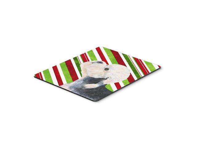 Caroline's Treasures Mouse/Hot Pad/Trivet, Dandie Dinmont Terrier Candy Cane Christmas (SS4572MP)